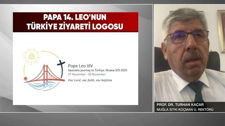 Uzman isim CNN TÜRKte yorumladı: Papa 14. Leo’nun Türkiye ziyareti logosu