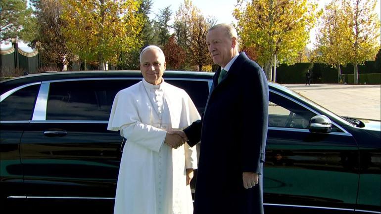SON DAKİKA... Dünyanın gözü Ankarada Papa Leo ve Cumhurbaşkanı Erdoğandan açıklamalar