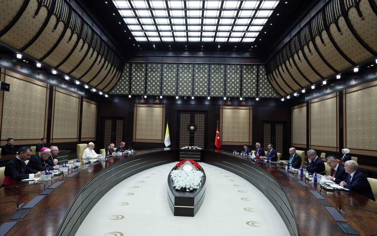 SON DAKİKA... Dünyanın gözü Ankarada Papa Leo ve Cumhurbaşkanı Erdoğandan açıklamalar