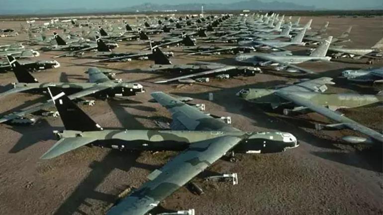 4.500 uçak, 40 uzay aracı…Çölün ortasında 35 milyar dolarlık sır: Tucson Çölündeki dev filo ne saklıyor