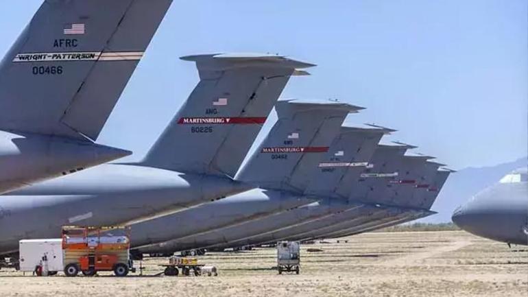 4.500 uçak, 40 uzay aracı…Çölün ortasında 35 milyar dolarlık sır: Tucson Çölündeki dev filo ne saklıyor