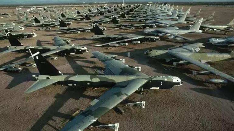 4.500 uçak, 40 uzay aracı…Çölün ortasında 35 milyar dolarlık sır: Tucson Çölündeki dev filo ne saklıyor