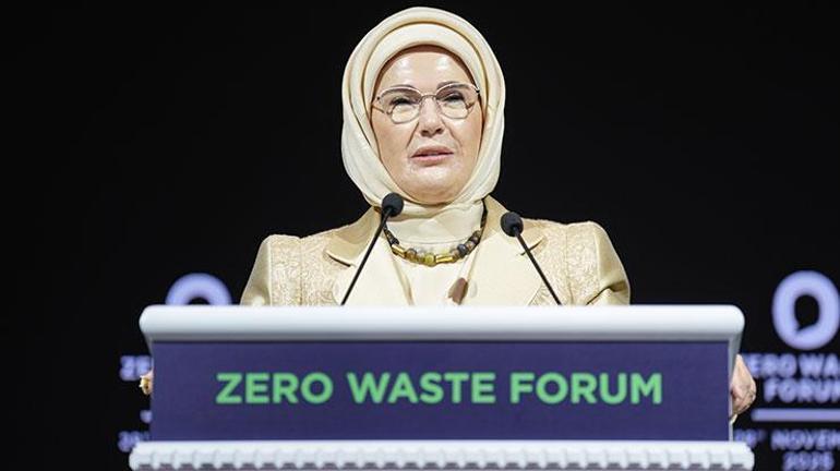 Emine Erdoğandan sıfır atık mesajı