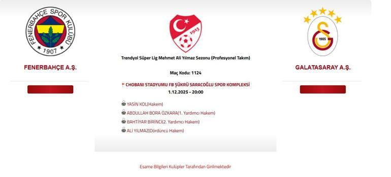 Fenerbahçe Galatasaray Derbisi Ne Zaman FB GS Maçı Saat Kaçta, Hangi Kanalda Osimhen Oynayacak Mı