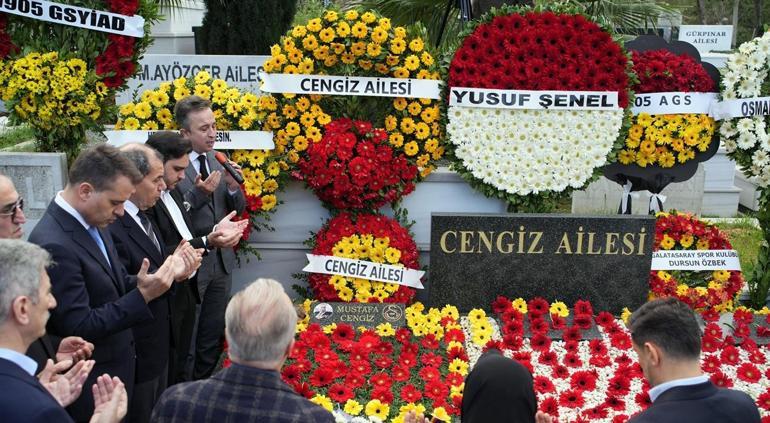 Galatasarayın eski başkanı Mustafa Cengiz, kabri başında anıldı