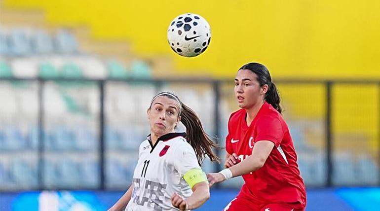 A Millî Kadın Futbol Takımı, Arnavutluk ile yenişemedi