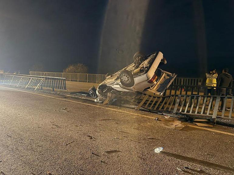 Afyonkarahisarda akılalmaz kaza: 1 ölü, 3 yaralı