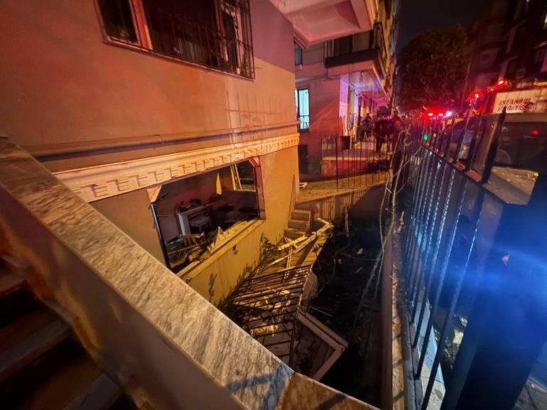 Güngörende 6 katlı binada patlama