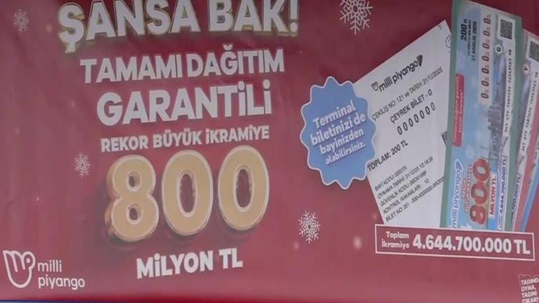 800 milyon TL’lik rekor ikramiye için yılbaşı özel biletleri satışta
