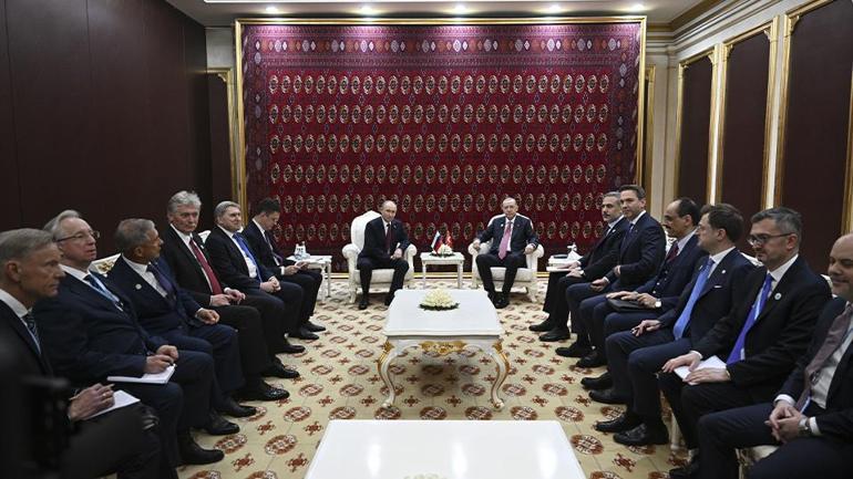 CANLI | Cumhurbaşkanı Erdoğan, Putin ile bir araya geldi