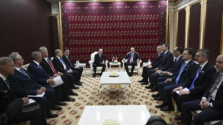 CANLI | Cumhurbaşkanı Erdoğan, Putin ile bir araya geldi