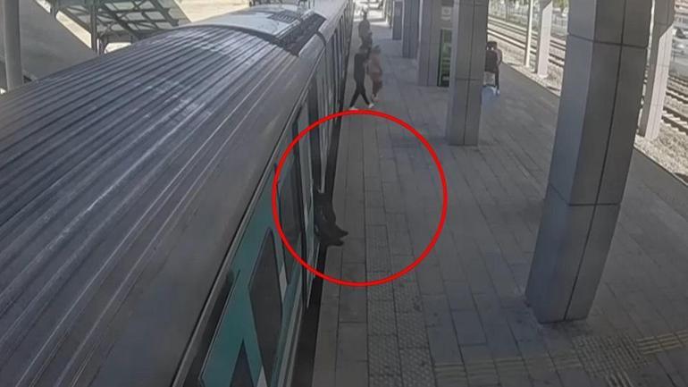  Engelli vatandaşın o anları kamerada