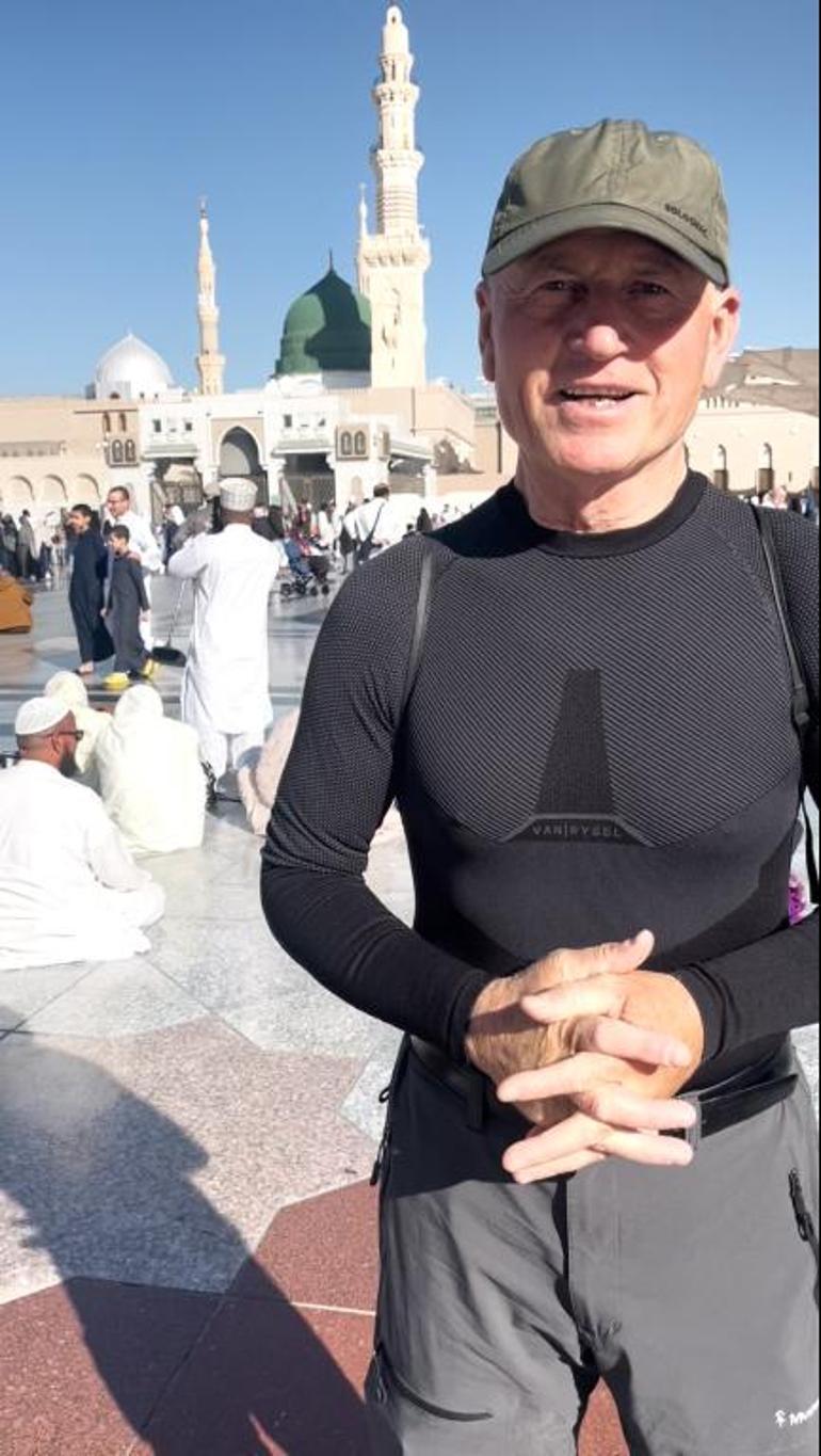  Umre için 3 bin 450 kilometreyi bisikletle aştı