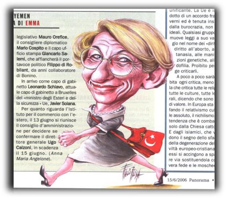 Dualar sıkı Türk dostu Emma Bonino İçin