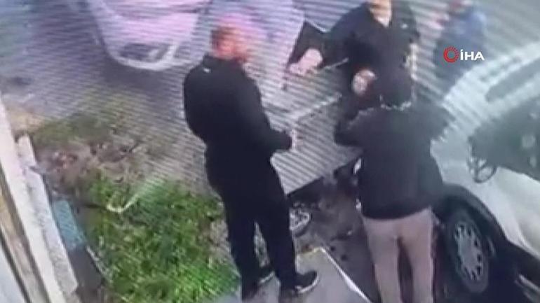 Önce boruyu kesti sonra tamire geldi… İSKİ çalışanının o anları güvenlik kamerasında