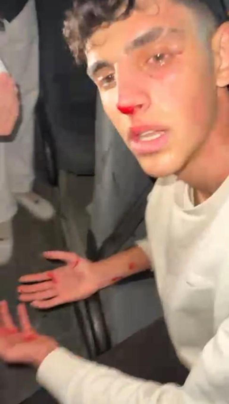 Amatör lig maçında yumruklar konuştu