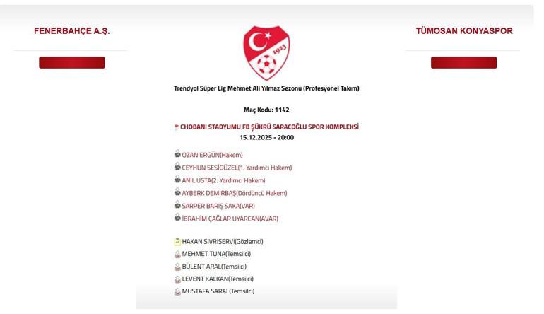 FENERBAHÇE KONYASPOR MAÇ KANALI VE SAATİ: Fenerbahçe Tümosan Konyaspor Maçı Hangi Kanalda, Saat Kaçta Fenerbahçenin Galatasaray ve Trabzonspor ile Puan Farkı Kaç