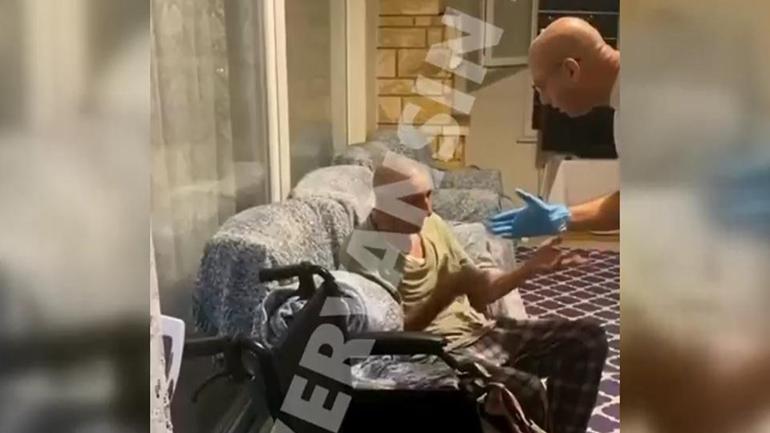 Özel huzurevinde şiddet... Eldiven takıp darbetti