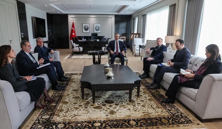 Dışişleri Bakanı Hakan Fidan, BM Genel Sekreter Yardımcısı Fletcheri kabul etti