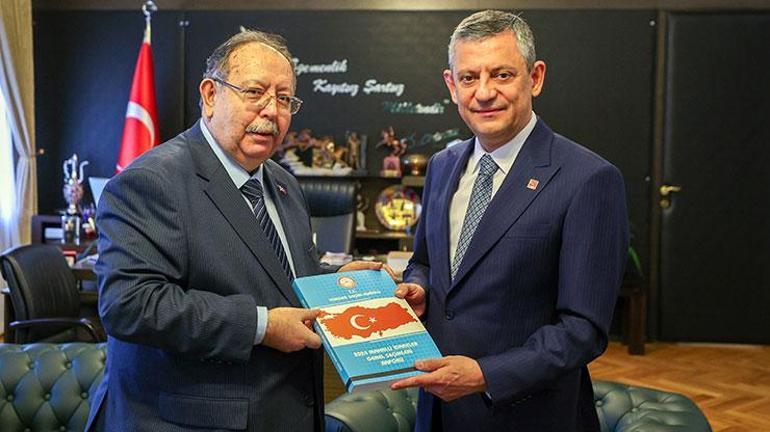 YSK Başkanı Yener, CHP Genel Başkanı Özeli ziyaret etti