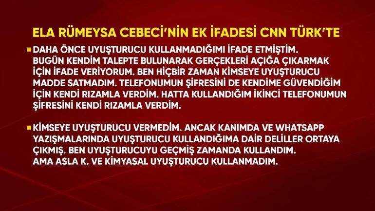 SON DAKİKA... Ela Rümeysa Cebecinin ek ifadesi CNN TÜRKte