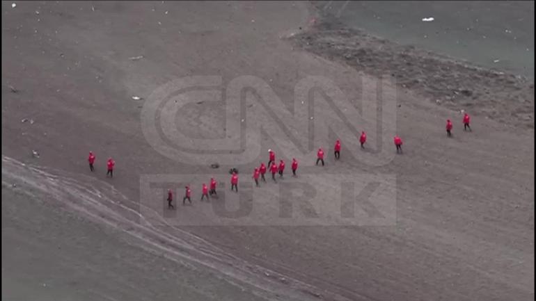  İşte enkaz alanı…