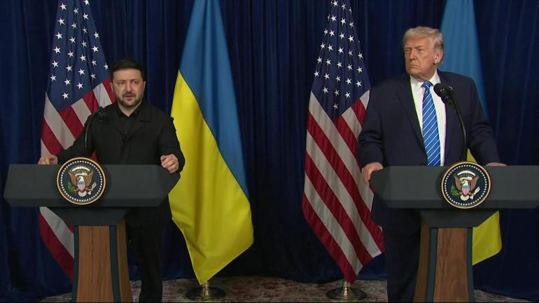 Trump ve Zelenski buluştu, Barış Planı masada | Ukrayna’ya güvenlik garantisi: Trump Avrupa’yı işaret etti