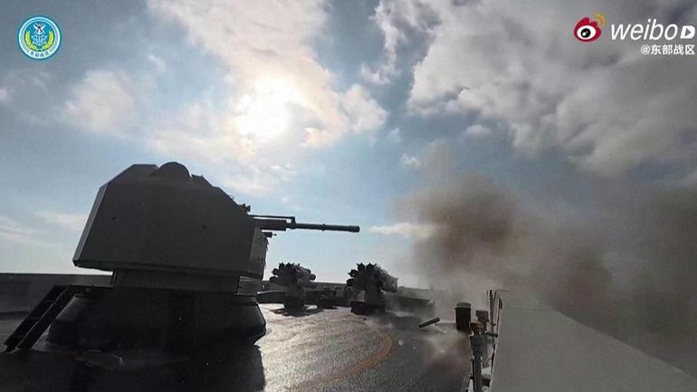 Çinden Tayvana abluka gibi tatbikat ABDnin 11 milyar dolarlık silah satışına yanıt