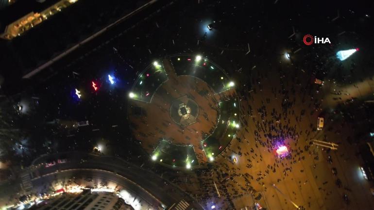 Megakentte yeni yıl tedbirleri: Helikopterler havada, ekipler sahada