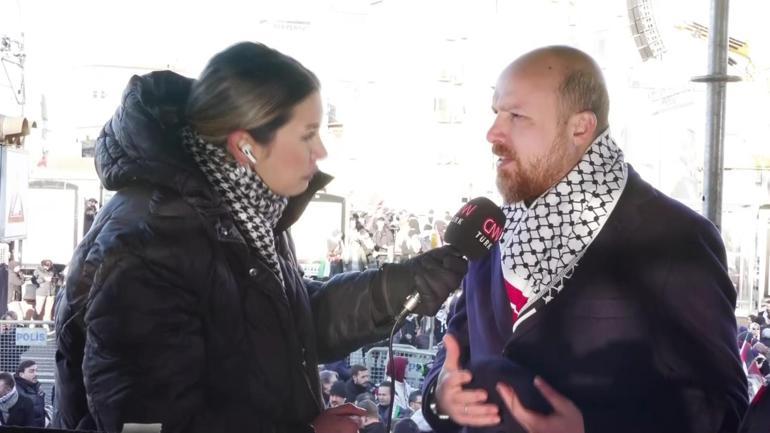 Filistin’e destek yürüyüşü: İstanbuldan dünyaya Gazze mesajı