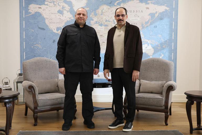 Ankarada kritik görüşme MİT Başkanı İbrahim Kalın, Ukrayna Güvenlik Sekreteri Umerov ile bir araya geldi