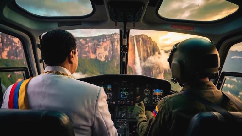 ABD Maduroyu kaçırırken Venezuela televizyonu bu klibi yayınladı