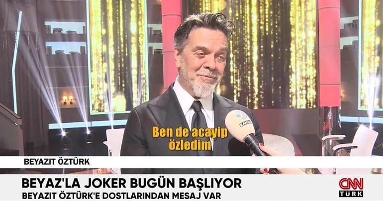 Beyazla Joker bugün başlıyor: Ünlü şovmene dostlarından mesaj var...