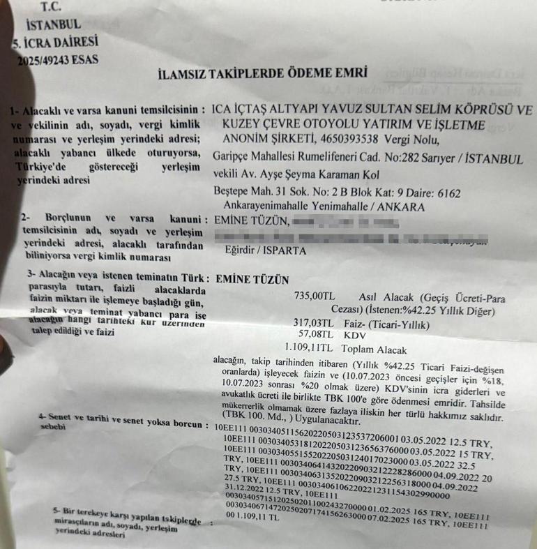 Emine Teyzenin bitmeyen kabusu Köydeki traktörüne İstanbuldan ceza yağıyor