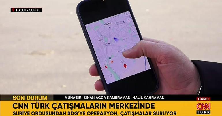 CNN TÜRK çatışmaların merkezinde: İşte Suriyeden son görüntüler...