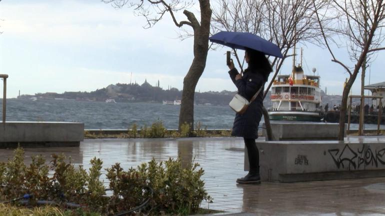  İstanbul’da lodos etkili oluyor