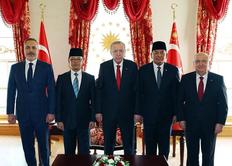 Cumhurbaşkanı Erdoğan, Endonezyalı bakanları kabul etti