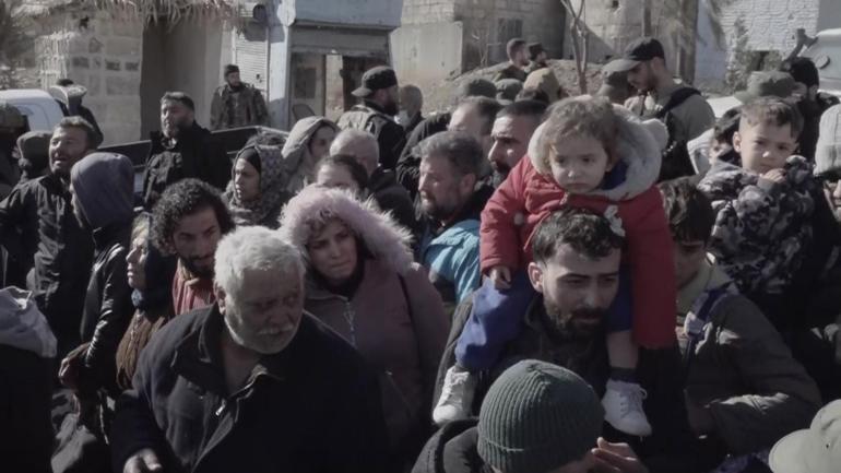 Çatışmaların ortasında tahliye: Siviller güvenli koridordan çıkarıldı