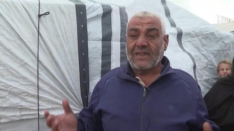 Fırtına ve sağanak Gazzeyi vurdu, çadırları su bastı