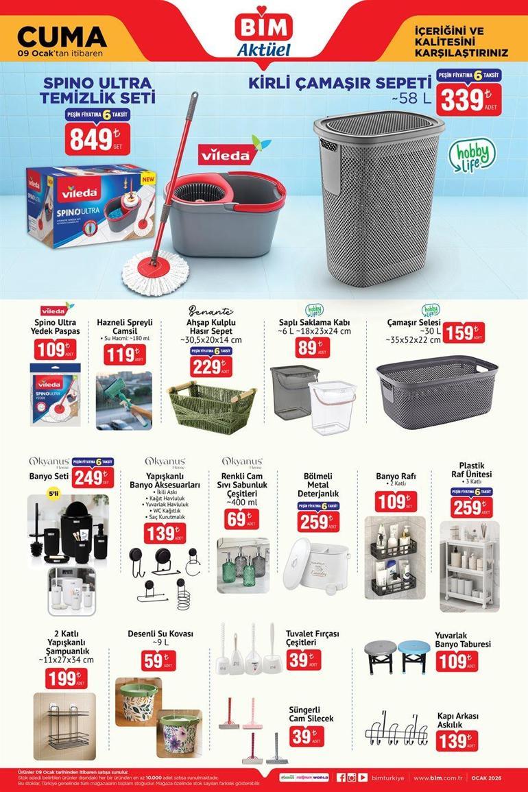  Bu Cuma Hangi Ürünler Gelecek İşte BİM Aktüel Ürünler 16 Ocak Kataloğu...