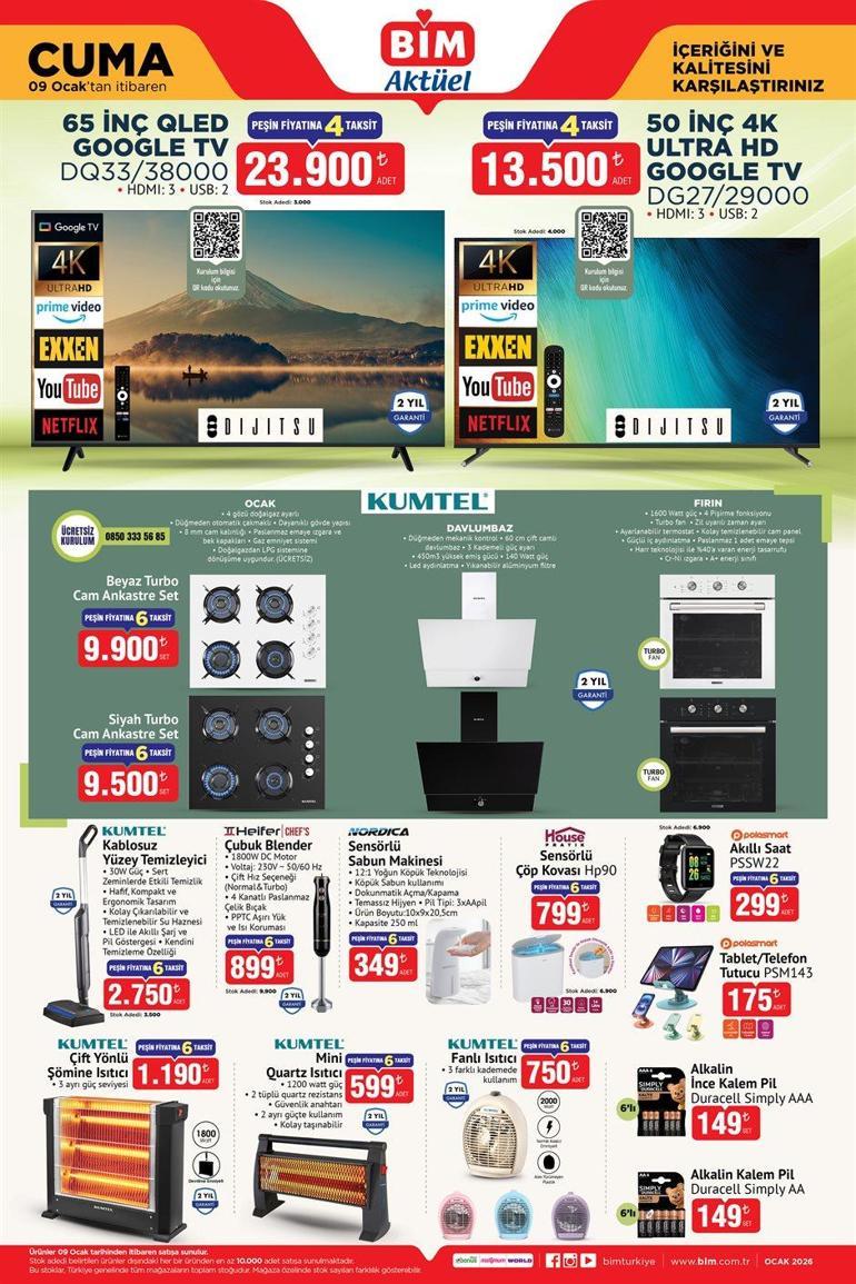  Bu Cuma Hangi Ürünler Gelecek İşte BİM Aktüel Ürünler 16 Ocak Kataloğu...