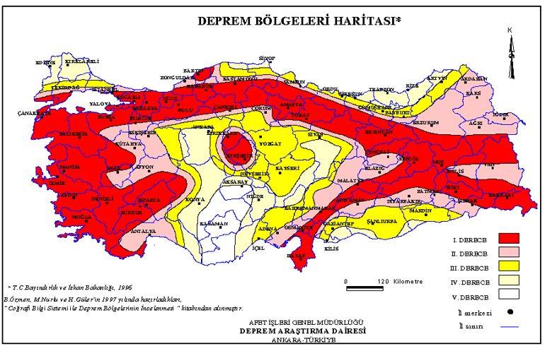 AFAD VE MTA TÜRKİYE FAY HATTI HARİTASI 2026| Diri Fay Hatları ve Deprem Riski Olan İller
