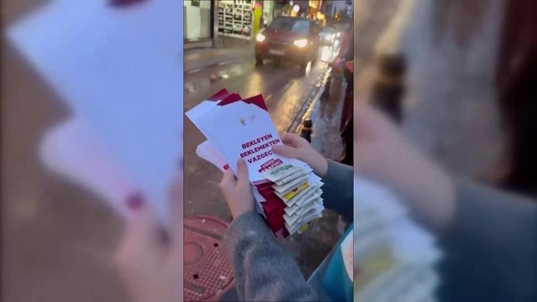  Sürücülere papatya çayı dağıttılar