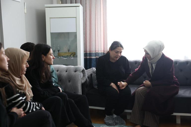 Bakan Göktaştan Atlasın ailesine taziye ziyareti