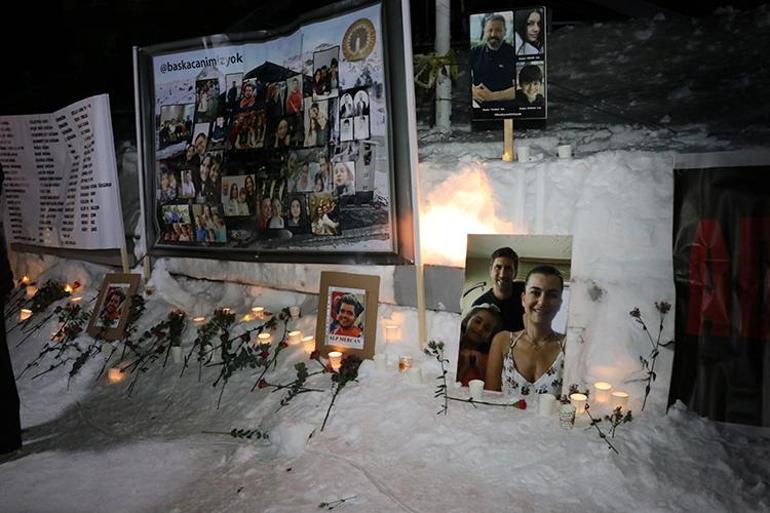 Kartalkayadaki Grand Kartal Otel yangınında hayatını kaybedenler anıldı