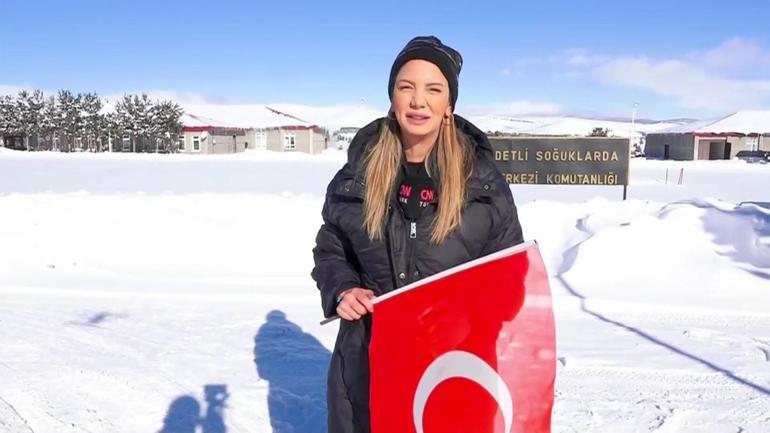 Şanlı Bayrak, Şanlı Vatan İçin… CNN TÜRK ekibi TSK’nın karda muharebe eğitimini görüntüledi
