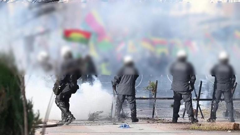 Brükselde polisten sert müdahale: Terör örgütü YPG destekçilerinin eylemine izin yok