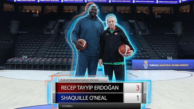 Varank o anları paylaştı: Şutlar Erdoğan’dan, alkışlar Shaq’tan