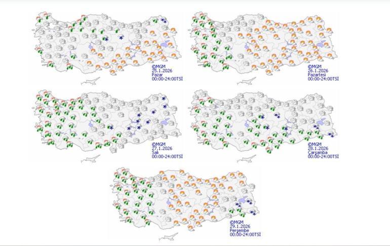 SON DAKİKA HAVA DURUMU HABERLERİ 25 OCAK 2026 | Bugün hava nasıl olacak İstanbula kar yağacak mı Meteoroloji uyardı
