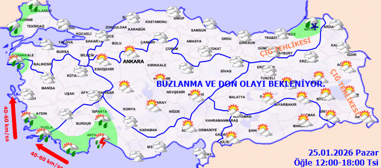 SON DAKİKA HAVA DURUMU HABERLERİ 25 OCAK 2026 | Bugün hava nasıl olacak İstanbula kar yağacak mı Meteoroloji uyardı